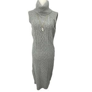 House of Harlow Super Soft Grey Sweater dress New with tag C7